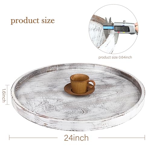 Extra Large Round Ottoman Table Tray Round