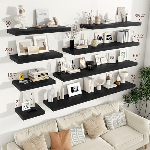 Square Floating Shelves 12x12” Set of 2 (2 Count)