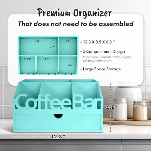 Coffee Bar Organizer Countertop