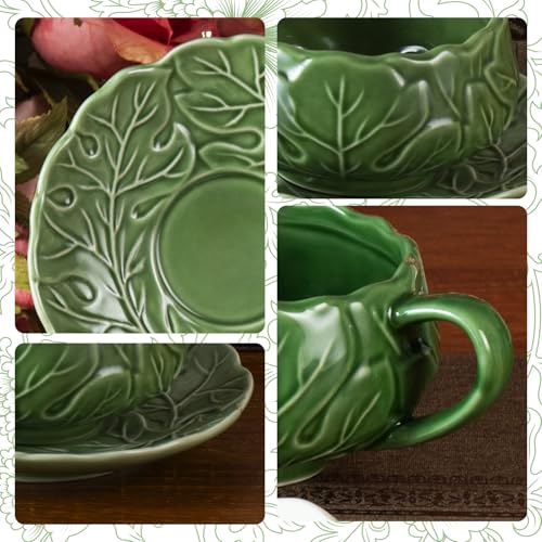 Tea Cups and Saucers Set of 2 (2 Count)