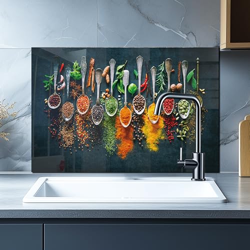 Tempered Glass Backsplash for Kitchen