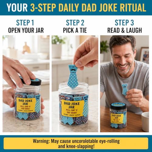60 Dad Jokes Jar