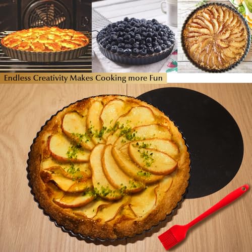 11 Inch Tart and Quiche Pan with Removable Bottom