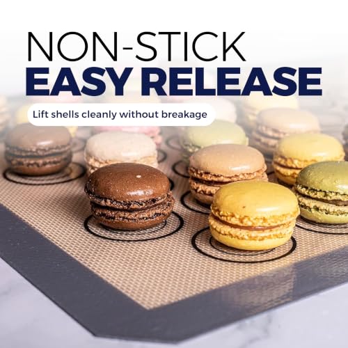 Macaron Baking Mat Silicone Non Stick (3 Count)