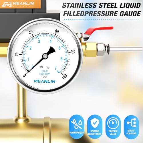 0~100Psi Stainless Steel 1