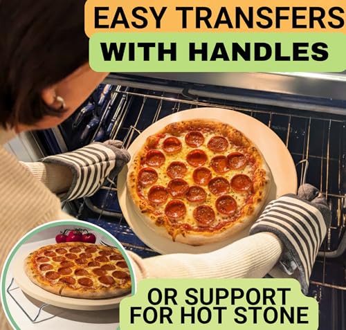 Round Pizza Stone for Oven 16 inch
