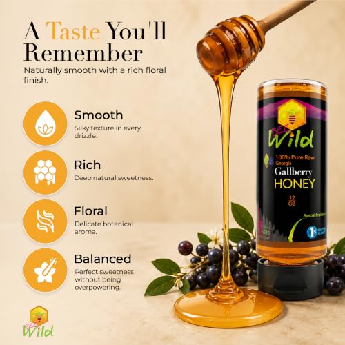 100% Pure Gallberry Honey (12 Ounce)