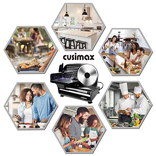 Meat Slicer CUSIMAX Electric Deli Meat Slicer for Home