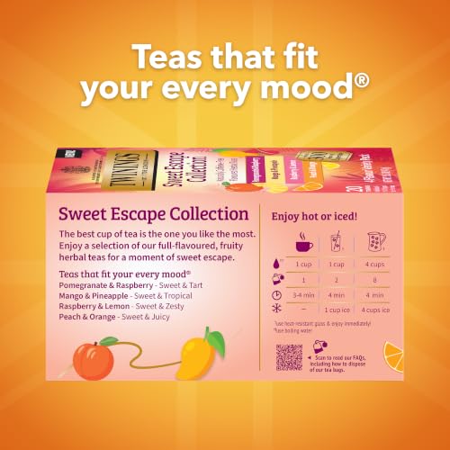 Sweet Escape Fruity Herbal Tea Variety (120 Count)
