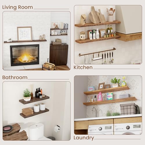 Floating Shelves for Wall Decor (2 Count)