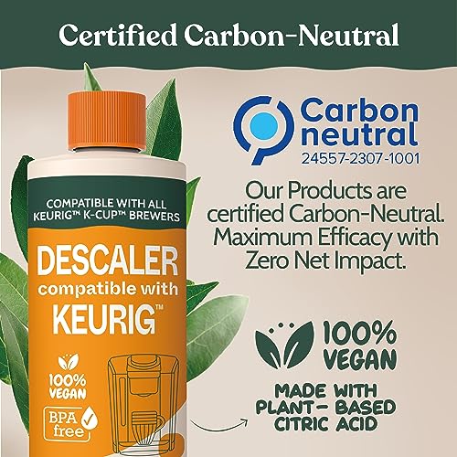 Keurig Compatible Descaling Solution & Cleaning Kit (16.9 Fl Oz)