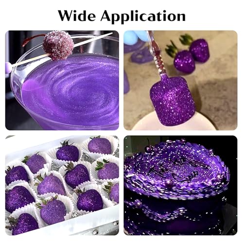Purple Edible Glitter