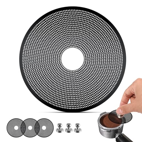 3 Pack 58mm Espresso Puck Screen with Round Hole in the Middle (3 Count)