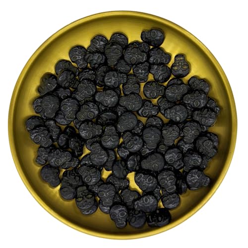 Black Skulls Sprinkles Halloween Edible Skull Cake Decoration Cupcake Toppers Cookie Perfect for Cakes