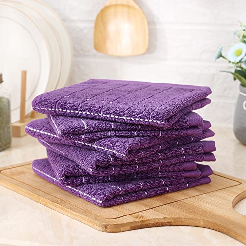 100% Cotton Terry Kitchen Dish Cloths (6 Count)