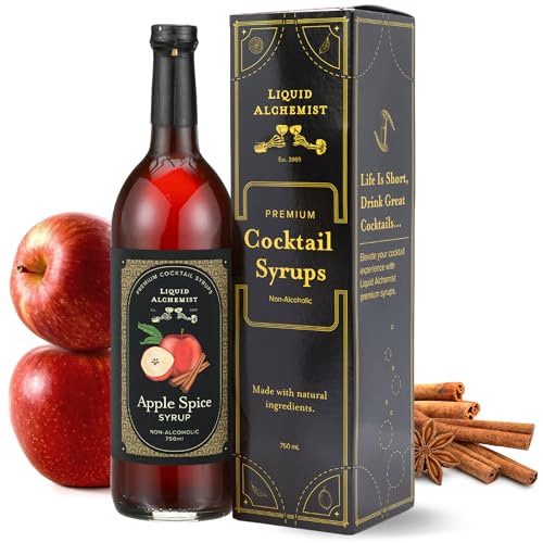 Apple Spice Syrup for Cocktails (25.4 Fl Oz)