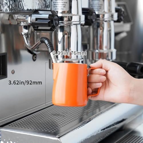 12oz Milk Frothing Pitcher Stainless Steel Espresso Steaming Jug