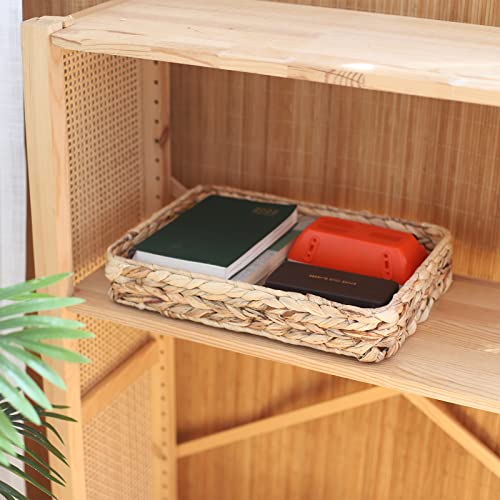 Water Hyacinth Woven Serving Tray Rectangular Hand