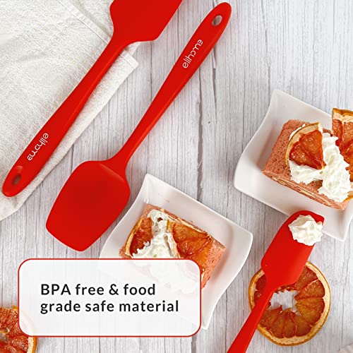 Chef Series 3 Piece Silicone Spatula Set (3 Count)