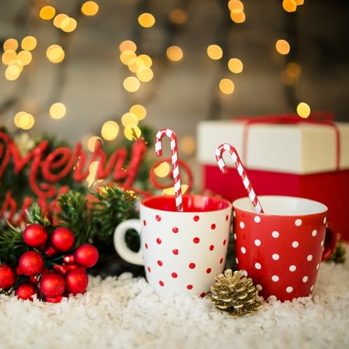 30 Pcs Christmas Drink Stirrers Candy Cane Stir Sticks (30 Count)