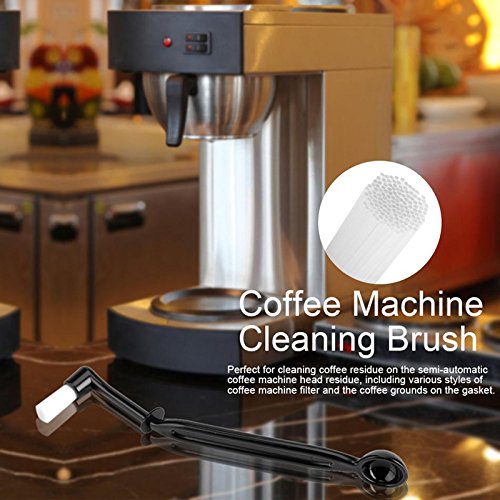 Coffee Machine Cleaning Brush with Spoon Tool Set for Espresso Machine Group Head