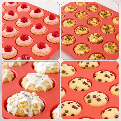 Silicone Mini Muffin Pan (2 Count)