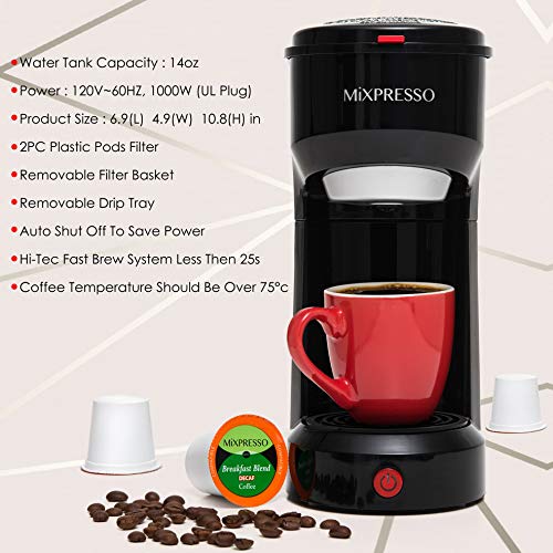Single Serve Coffee Maker K Cup Coffee Maker for K Pods & Grounds