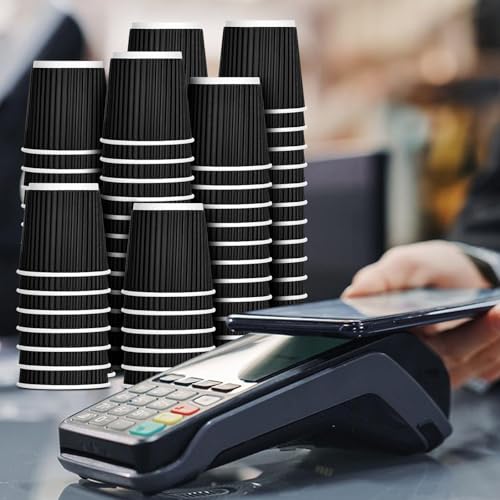 4 oz Disposable Espresso Cups with Lids (100 Count)