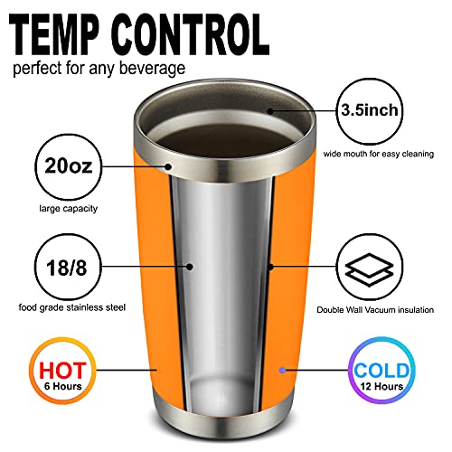 20oz Double Wall Vacuum Insulated Travel Mug Bulk Stainless Steel Tumbler with Lid and Straw Durable Powder Coated Insulated Coffee Cup for Cold & Hot Drinks (12 Count)