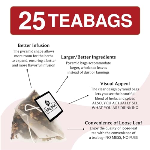 Hibiscus Orange Tea Bags (25 Count)