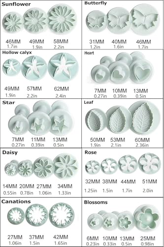 Flower Fondant Cutters