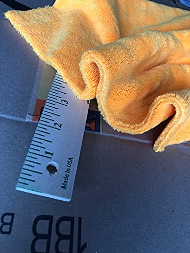 Plush Edgeless Microfiber Towel for Car (6 Count)