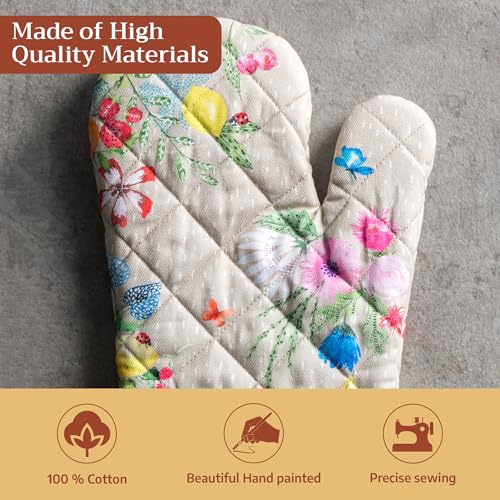 Maison d'Hermine Oven Gloves 100% Cotton Oven Mitt