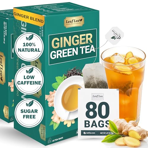 Ginger Green Tea Bags (80 Count)
