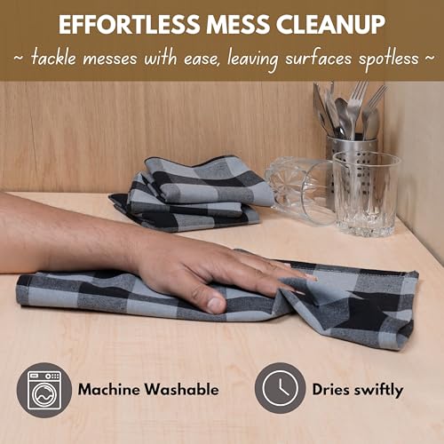 Buffalo Check Kitchen Dish Towels (4 Count)