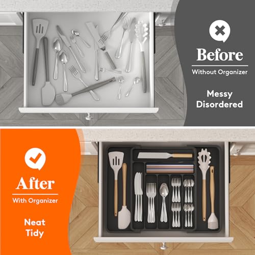 Expandable Silverware Drawer Organizer