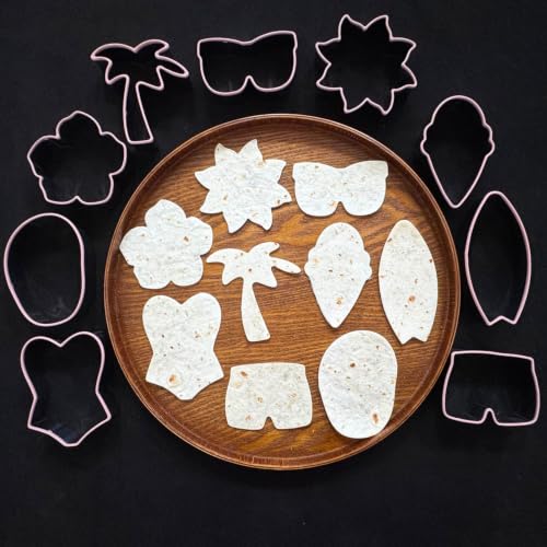 9 Piece Summer Cookie Cutters Set