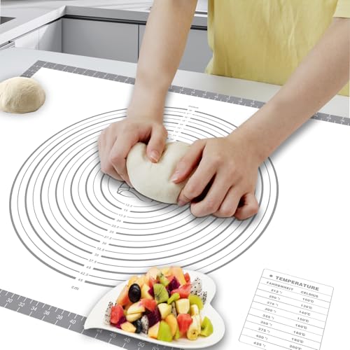 Pastry Dough Mat Silicone Baking Mats for Rolling Out Dough