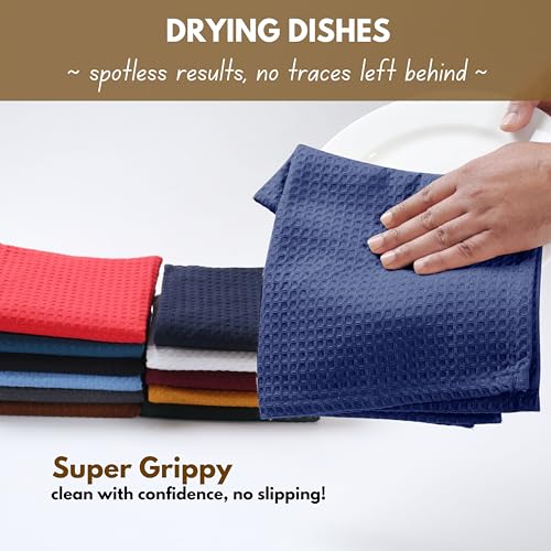 Waffle Dishcloths 12 Pack (12 Count)