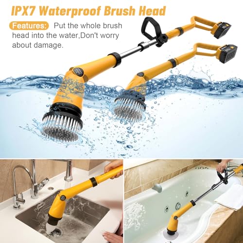 1500 RPM Electric Spin Scrubber with Two Batteries Q2 Pro