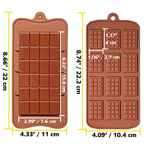 Silicone Break Apart Chocolate Molds (4 Count)