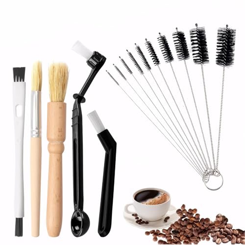15 Piece Coffee Grinder & Espresso Cleaning Brush Kit