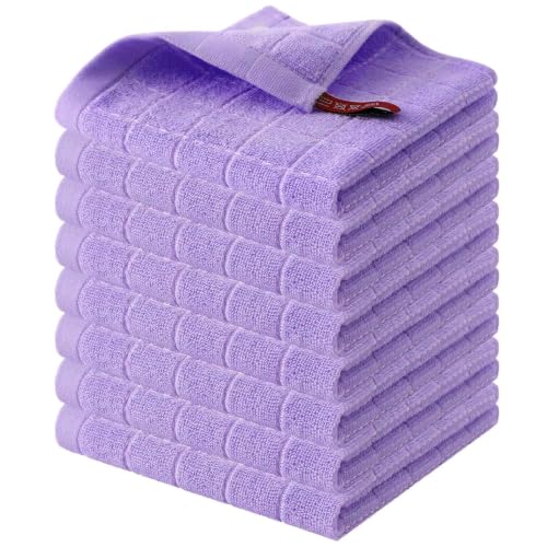100% Cotton Terry Kitchen Dish Cloths (8 Count)