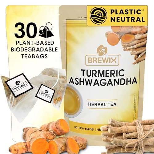 Turmeric Tea with Ashwagandha & Black Pepper (30 Count)