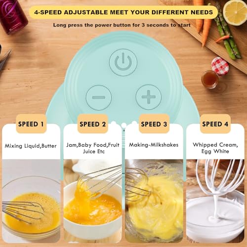 Hand Mixer with Whisk and Forther Wand