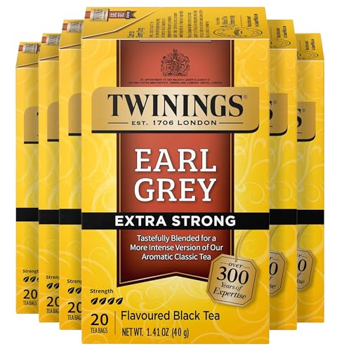 Earl Grey Extra Strong Black Tea Individually Wrapped Bags (120 Count)