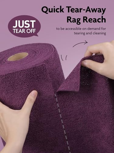 Microfiber Cleaning Cloth Roll (75 Count)