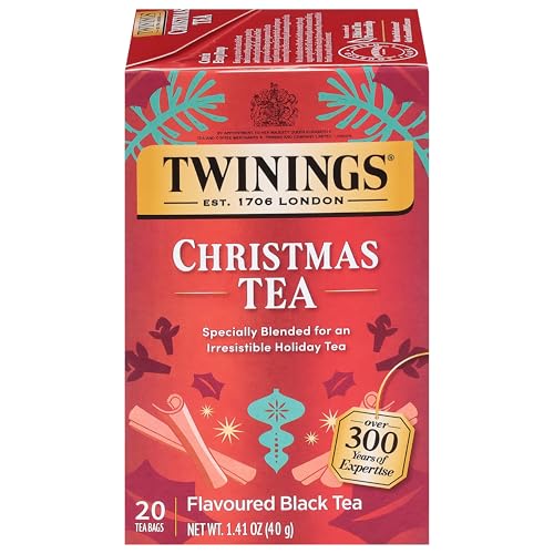 Christmas Black Tea Individually Wrapped Bags (20 Count)