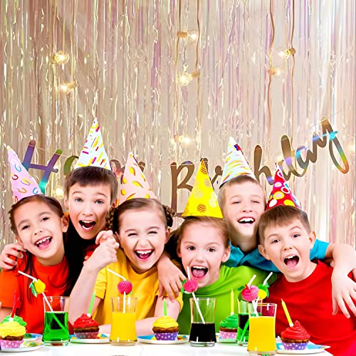Iridescent Fringe Backdrop (2 Count)