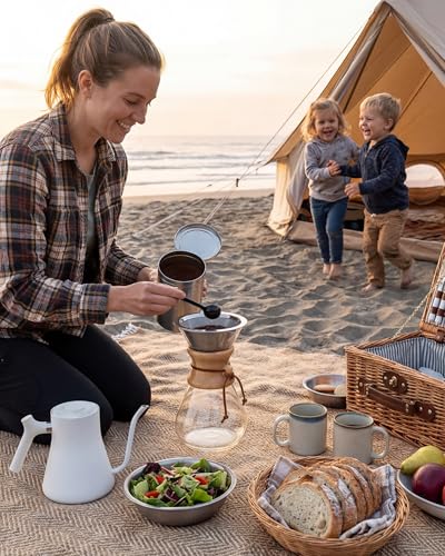 Pour Over Coffee Maker Set